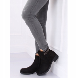 Botas de mujer de ante negro negro 1210D-PA Negro 3