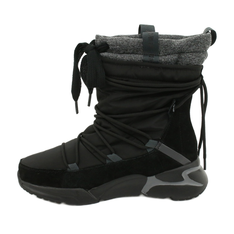 Botas de nieve Big Star Sport con piel GG274628 negro gris 1