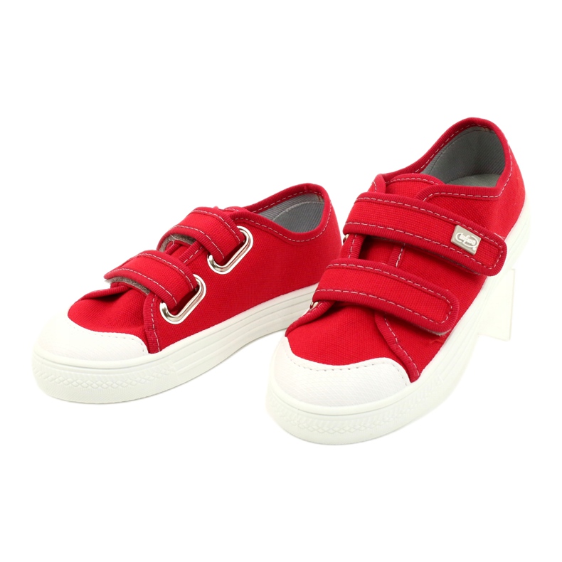 Calzado infantil befado 440X012 blanco rojo 3