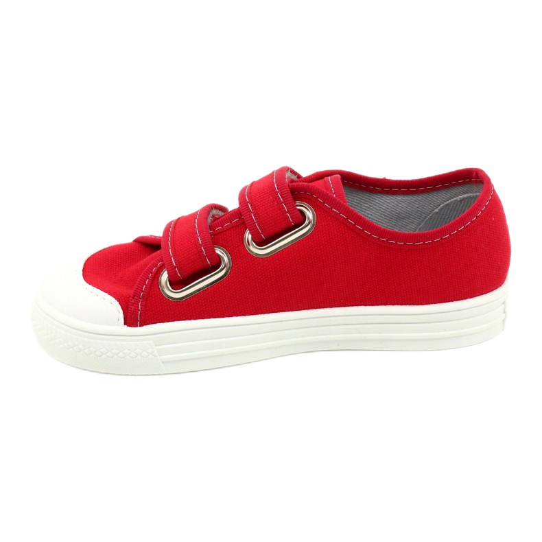 Calzado infantil befado 440X012 blanco rojo 2