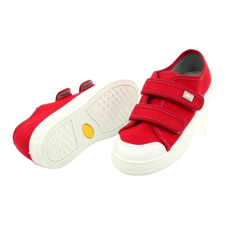 Calzado infantil befado 440X012 blanco rojo 4