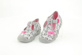 Calzado infantil befado 110P377 negro rosa plata gris 3