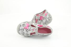 Calzado infantil befado 110P377 negro rosa plata gris 5