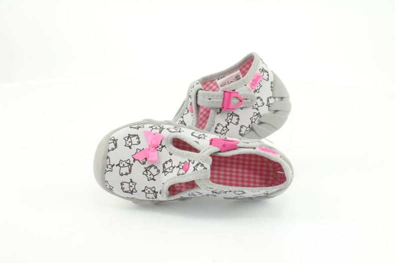 Calzado infantil befado 110P377 negro rosa plata gris 5