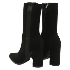 Botas de mujer Big Star en el poste GG274397 negro 5