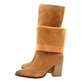 Botas Vaqueras Ante Big Star GG274345 Camel marrón amarillo 4 Botas Vaqueras Ante Big Star GG274345 Camel marrón amarillo 4