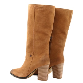 Botas Vaqueras Ante Big Star GG274345 Camel marrón amarillo 3 Botas Vaqueras Ante Big Star GG274345 Camel marrón amarillo 3