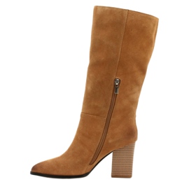 Botas Vaqueras Ante Big Star GG274345 Camel marrón amarillo 1 Botas Vaqueras Ante Big Star GG274345 Camel marrón amarillo 1