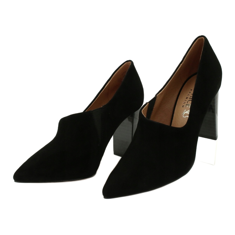 Zapatos mujer caprice 24402 ante negro 2