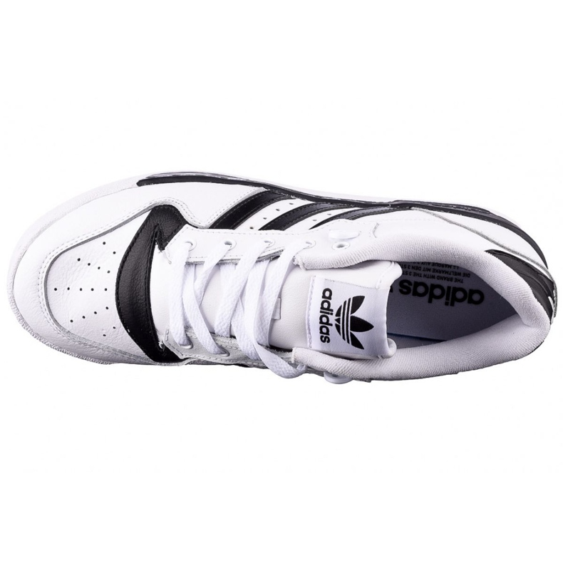 Zapatillas Adidas Rivalry Low M EG8062 blanco negro 2