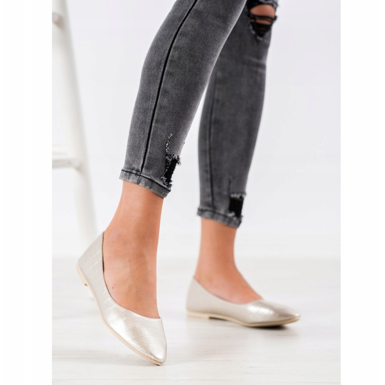 Weide Bailarina en Spitz beige 1