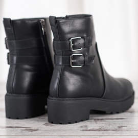 Weide Botas en la plataforma negro 2