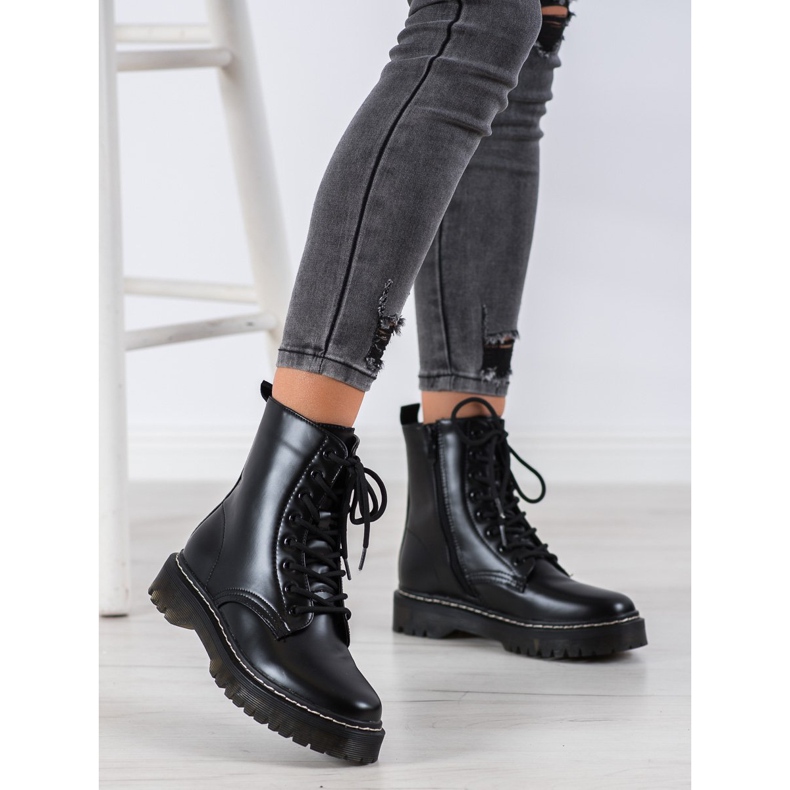SHELOVET Botas negras negro 2