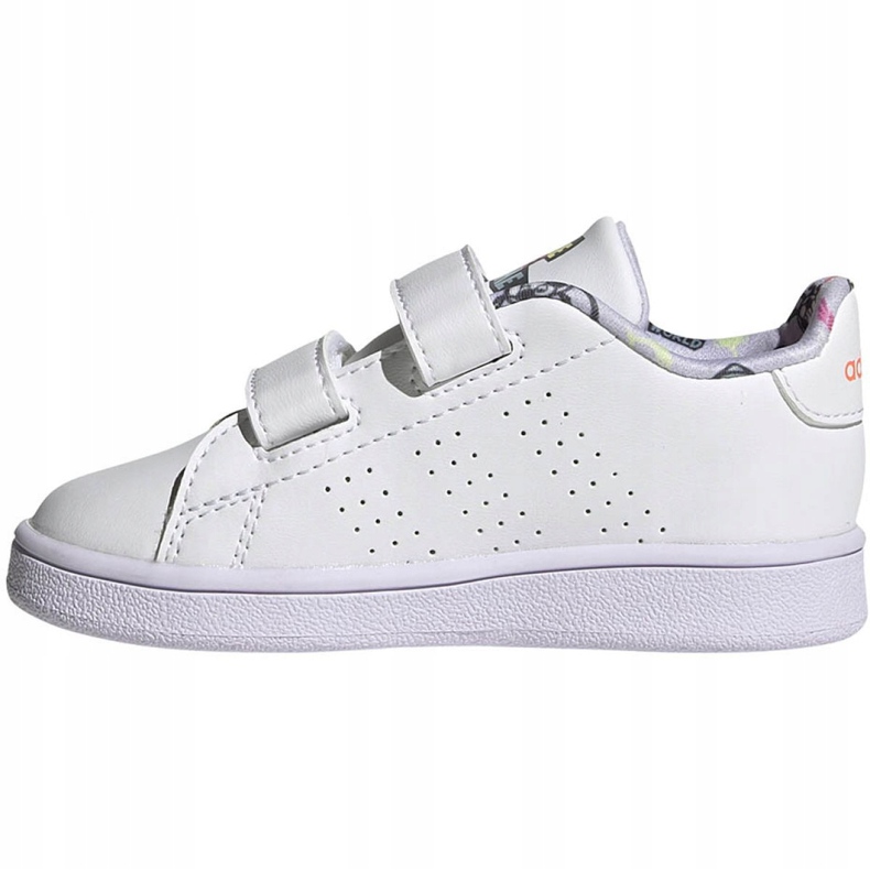 Adidas Advantage I Jr EG3861 blanco negro 2 Adidas Advantage I Jr EG3861 blanco negro 2