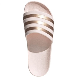 Zapatillas Adidas Adilette Aqua W FW4291 rosa dorado 1