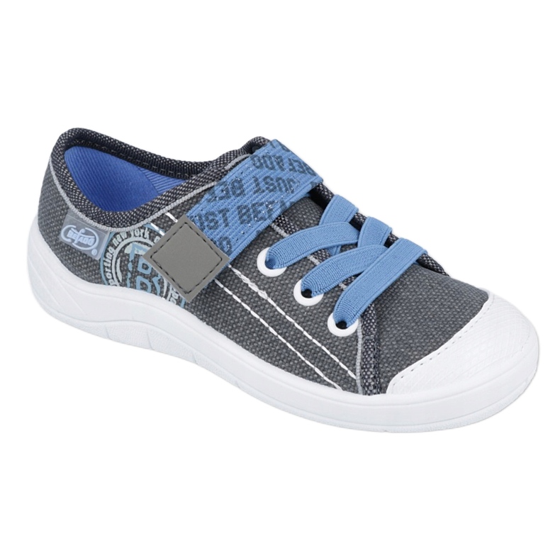 Calzado infantil befado 251X129 azul gris 1