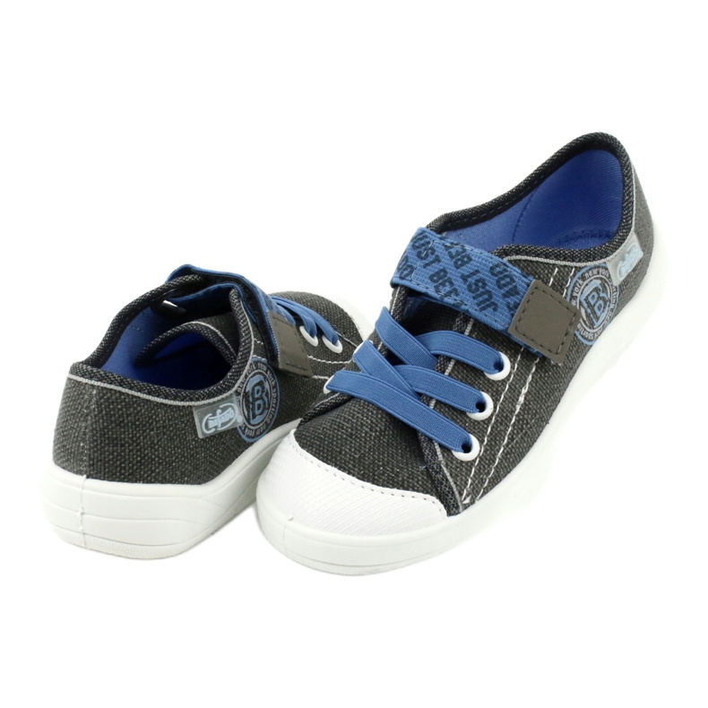 Calzado infantil befado 251X129 azul gris 4