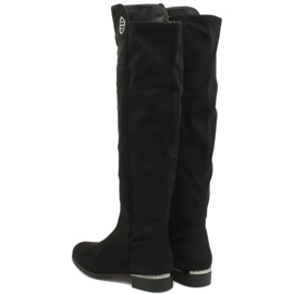 Botas Largas de Ante Filippo DKZ1637 / 20 BK negro plata 3 Botas Largas de Ante Filippo DKZ1637 / 20 BK negro plata 3