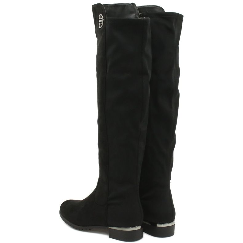 Botas Largas de Ante Filippo DKZ1637 / 20 BK negro plata 3 Botas Largas de Ante Filippo DKZ1637 / 20 BK negro plata 3
