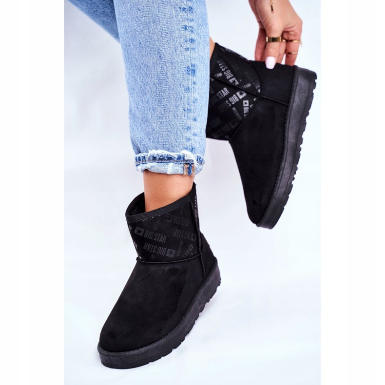 Botas de nieve cálidas negras para mujer Big Star GG274556 negro 2