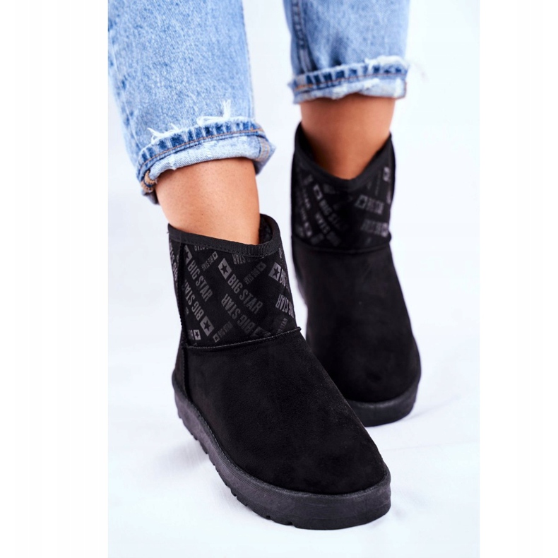 Botas de nieve cálidas negras para mujer Big Star GG274556 negro 1