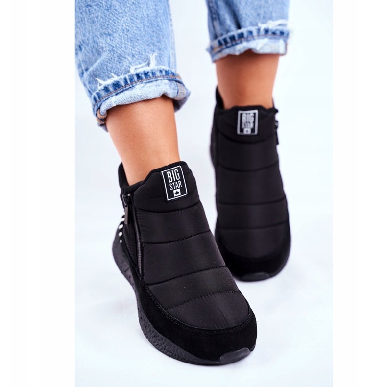 Botas de nieve para jóvenes de mujer Big Star Black GG274470 negro 2