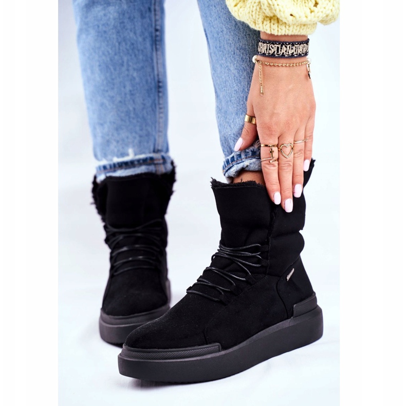 Botas de nieve para mujer Big Star Black GG274990 negro 2