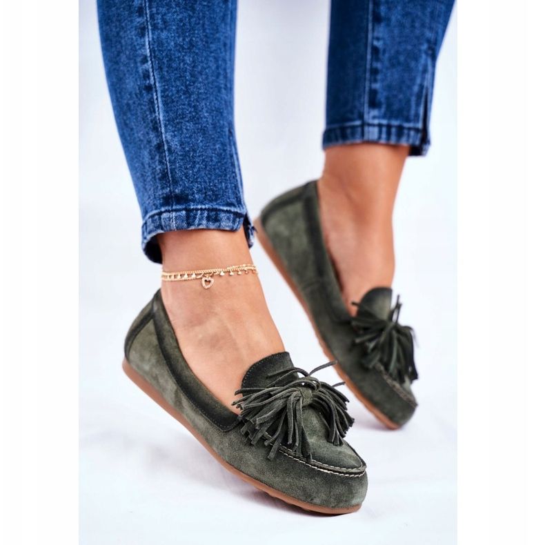 Mocasines Mujer Maciejka Leather Olive 04830-24 verde 1