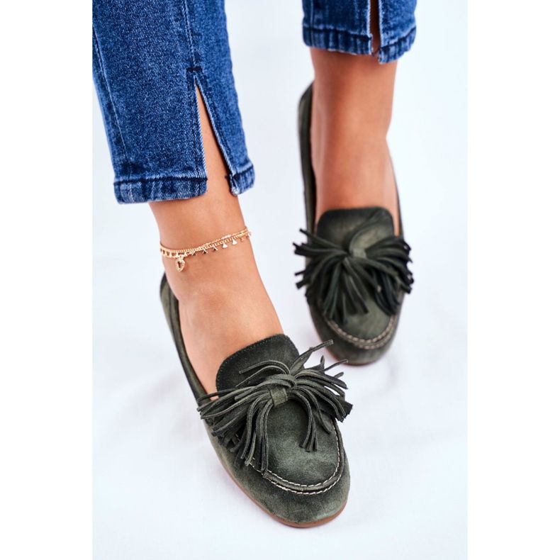 Mocasines Mujer Maciejka Leather Olive 04830-24 verde 2