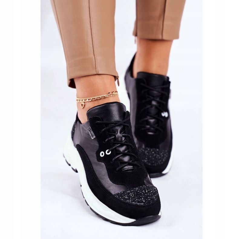 Zapatillas Deportivas Mujer Sneakers Maciejka Leather 04845-01 negro 1