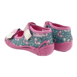 Calzado infantil befado 242P107 rosado plata multicolor 7