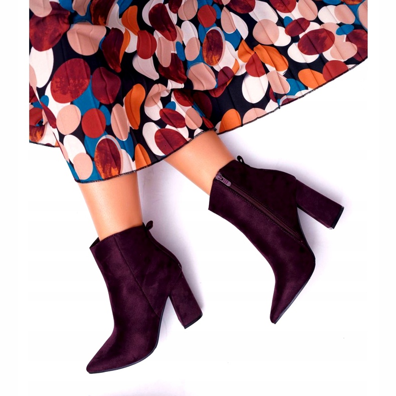 Evento Botines de ante morado violeta 2