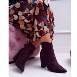 Evento Botines de ante morado violeta 1