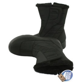 Evento Botas de nieve Water Resistance 9SN26-1468 para mujer negro 6