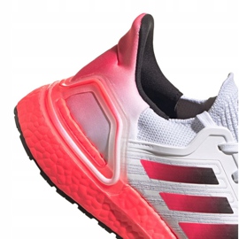 Zapatillas de running adidas UltraBoost 20 M EG5177 blanco rojo 1