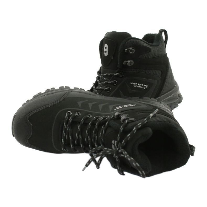 McBraun Softshell deportivo alto trekking negro 9TR37-1405 4