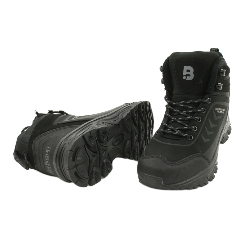 McBraun Softshell deportivo alto trekking negro 9TR37-1405 3