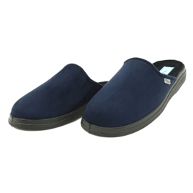 Dr. Inforto Befado Slippers para hombres PU 132M006 azul 3