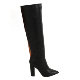 Botas sobre el poste negro RB42P Negro 2