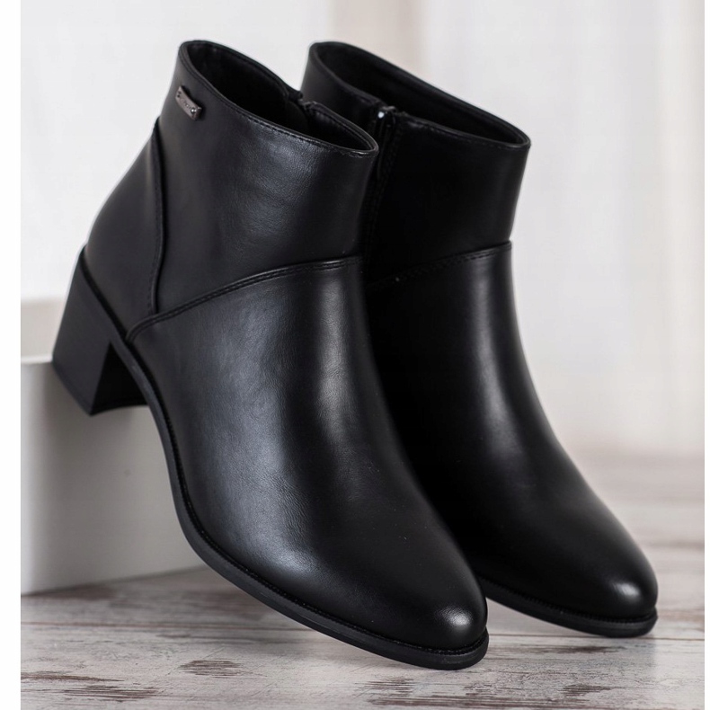 Sergio Leone Botas negras clásicas negro 2