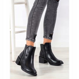 Small Swan Botas clásicas con cremallera negro 1 Small Swan Botas clásicas con cremallera negro 1