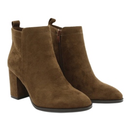 Sergio Leone BT508 botas oliva marrón 4