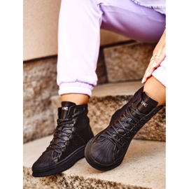 Zapatos Deportivos Mujer Piel GOE Negro GG2N3050 3