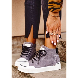 Zapatos Deportivos Mujer Piel GOE Gris GG2N3079 marrón 1