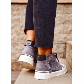 Zapatos Deportivos Mujer Piel GOE Gris GG2N3079 marrón 3
