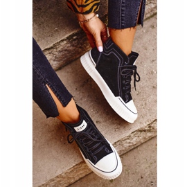Zapatos Deportivos Mujer Piel GOE Negro GG2N3062 3