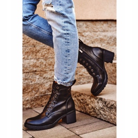 Vinceza Botas de Mujer con Tacón Negro Fibra Caliente 1 Vinceza Botas de Mujer con Tacón Negro Fibra Caliente 1