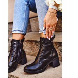 Vinceza Botas de Mujer con Tacón Negro Fibra Caliente 3