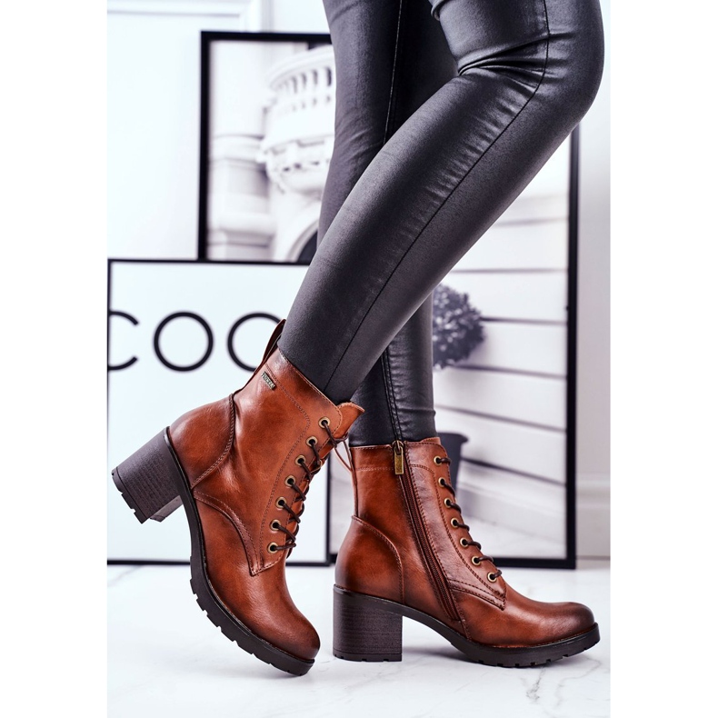 Vinceza Botas de Mujer en Tacón Alto Fibra Marrón 1 Vinceza Botas de Mujer en Tacón Alto Fibra Marrón 1