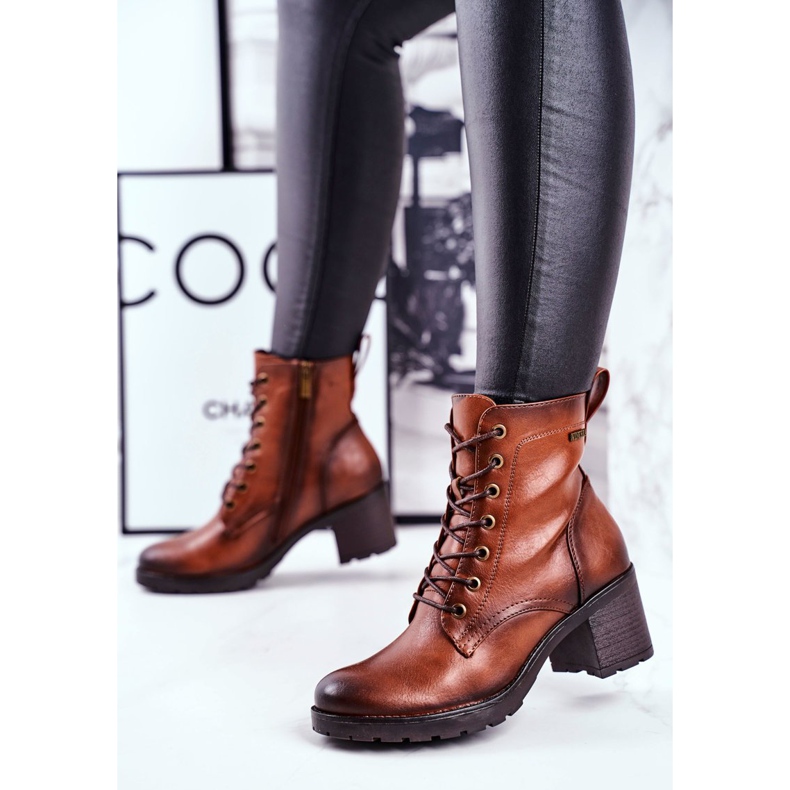 Vinceza Botas de Mujer en Tacón Alto Fibra Marrón 2 Vinceza Botas de Mujer en Tacón Alto Fibra Marrón 2